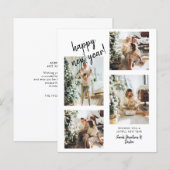 BUDGETモダン Brush Script 4 Photo Happy Newyear (正面/裏面)