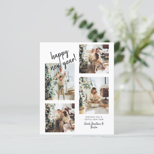 BUDGETモダン Brush Script 4 Photo Happy Newyear (スタンド正面)