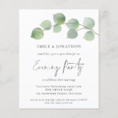 BUDGETユーカリ写真QRの結婚夕べパーティー (正面)