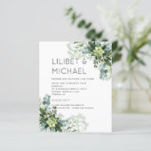 BUDGETユーカリ結婚植樹の葉 (スタンド正面)