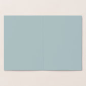 BUDGETライトセージ緑のモノクローム結婚ズ 箔カード (内部)