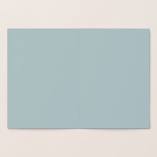 BUDGETライトセージ緑のモノクローム結婚ズ 箔カード (内部)