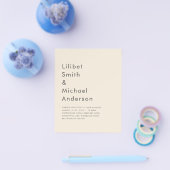 BUDGETライトベージュモノクロ結婚ーズ チラシ (シングル)