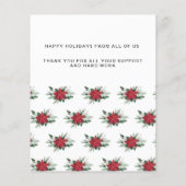 BUDGETレッドポインセチアメリーとブライト (裏面)