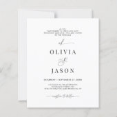 BUDGETロマンモダンティスクリプト白黒結婚ズ (正面)