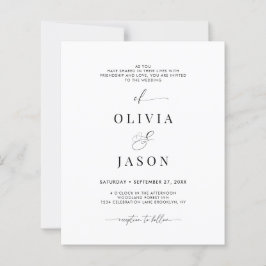 BUDGETロマンモダンティスクリプト白黒結婚ズ