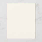 BUDGETワイルドフラワーアーチハートスクリプトブライダルシャワー (裏面)