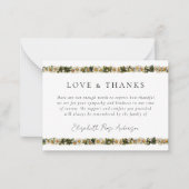 BUDGETヴィンテージデイジー写真葬式 ノートカード (正面)