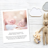 Budget写真ありがとうご出産のお知らせ