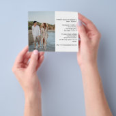 Budget写真と書道3縦型モダン詳細 チラシ (手)