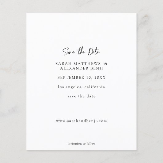 Budget写真の手書き手書きVert日付を保存V2 (裏面)