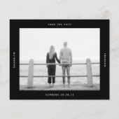 BUDGET写真ウェディング日付カードを保存 (正面)