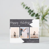 BUDGET写真クリスマスカード – フォトコラージュ都市 (スタンド正面)