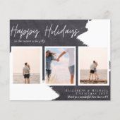 BUDGET写真クリスマスカード – フォトコラージュ都市 (正面)