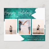 BUDGET写真クリスマスカード – フォトコラージュ都市 (正面)