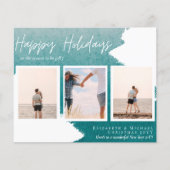 BUDGET写真クリスマスカード – フォトコラージュ都市 (正面)