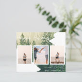 BUDGET写真クリスマスカード – フォトコラージュ都市 (スタンド正面)