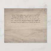 BUDGET写真クリスマスカード – フォトコラージュ都市 (裏面)