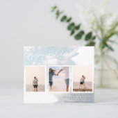 BUDGET写真クリスマスカード – フォトコラージュ都市 (スタンド正面)