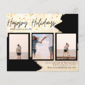 BUDGET写真クリスマスカード – フォトコラージュ都市 (正面)