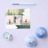 BUDGET写真クリスマスカード – フォトコラージュ都市 チラシ (シングル)