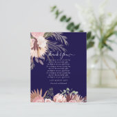 BUDGET写真サンキューカードパンパスグラス結婚ズ (スタンド正面)