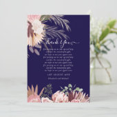 BUDGET写真サンキューカードパンパスグラス結婚ズ (スタンド正面)