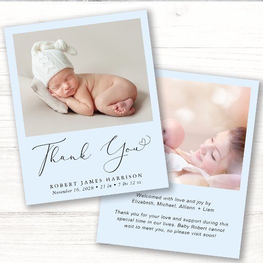 Budget写真サンキューブルーボーイ誕生のお知らせ