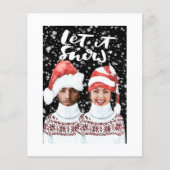 BUDGET写真パーソナライズされたクリスマス雪 (正面)