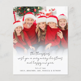 BUDGET写真モダンスクリプトメリークリスマス