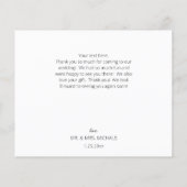 Budget写真モダン書道2 Thank You (裏面)