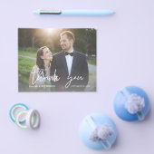 Budget写真モダン書道3ありがとう チラシ (シングル)