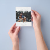 Budget写真モダンH Pano日付の保存 チラシ (手)