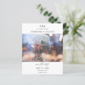 Budget写真モダンMonogram日付の保存 (スタンド正面)