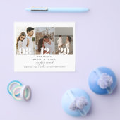 Budget写真モダンSave the Date招待状 チラシ (シングル)