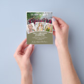 BUDGET写真卒業招待状発表ThankU チラシ (手)