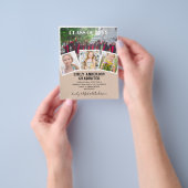 BUDGET写真卒業招待状発表ThankU チラシ (手)