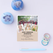 BUDGET写真卒業招待状発表ThankU チラシ (シングル)