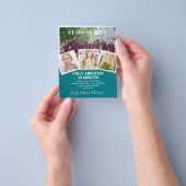 BUDGET写真卒業招待状発表ThankU チラシ (手)