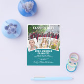 BUDGET写真卒業招待状発表ThankU チラシ (シングル)