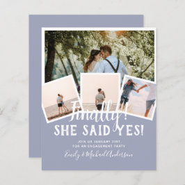 BUDGET写真婚約した結婚式の招待