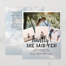 BUDGET写真婚約した結婚式の招待