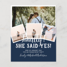 BUDGET写真婚約した結婚式の招待