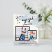 BUDGET写真婚約招待状告知スクリプト (スタンド正面)