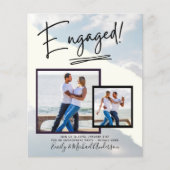 BUDGET写真婚約招待状告知スクリプト (正面)