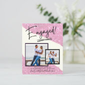 BUDGET写真婚約招待状告知スクリプト (スタンド正面)