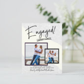 BUDGET写真婚約招待状告知スクリプト (スタンド正面)