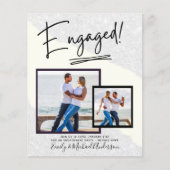 BUDGET写真婚約招待状告知スクリプト (正面)