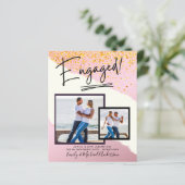 BUDGET写真婚約招待状告知スクリプト (スタンド正面)