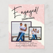 BUDGET写真婚約招待状告知スクリプト (正面)